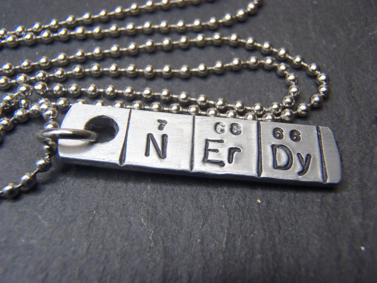 Periodic Table Necklace - NErDy Chemistry Gift - Science Jewelry - drake designs jewelry