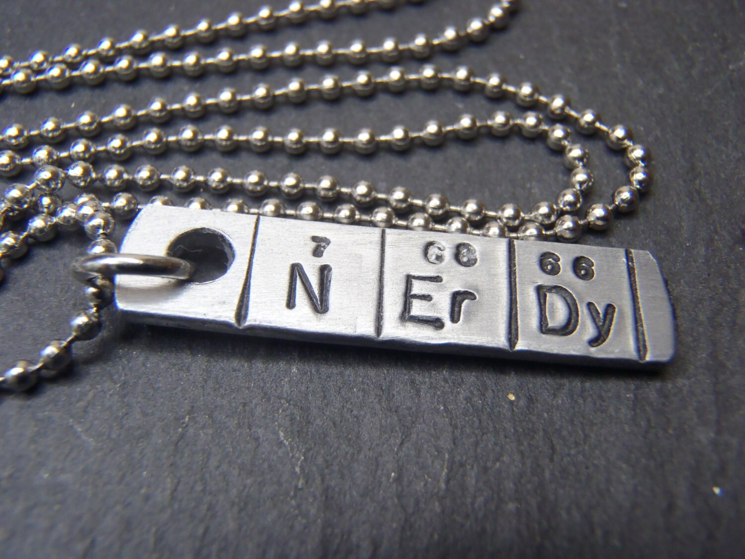 Periodic Table Necklace - NErDy Chemistry Gift - Science Jewelry - drake designs jewelry