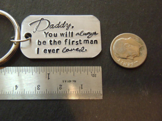 Father of the Bride gift Daddy, You will always be the first man I ever loved. - drake designs jewelry
