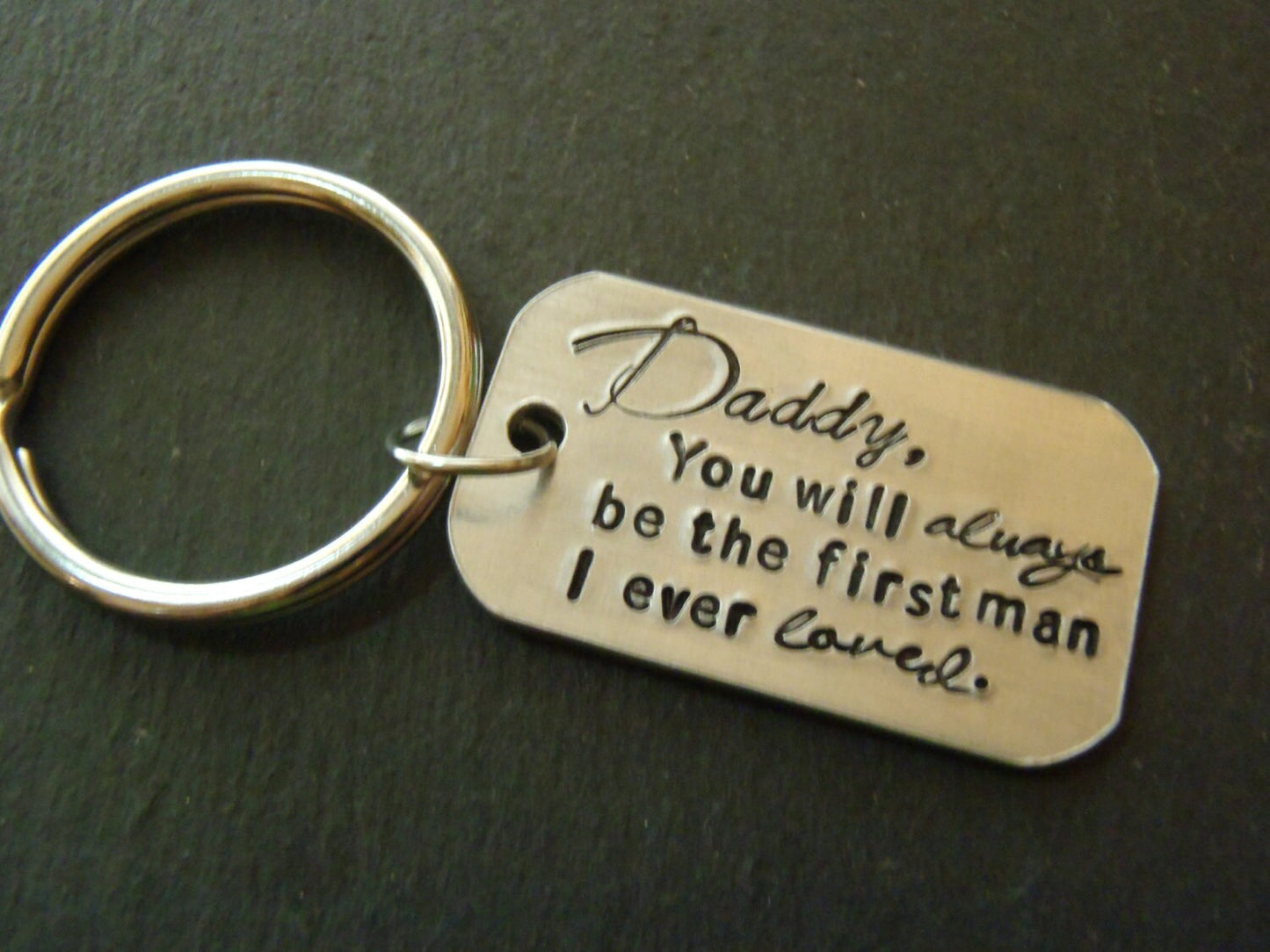 Father of the Bride gift Daddy, You will always be the first man I ever loved. - drake designs jewelry