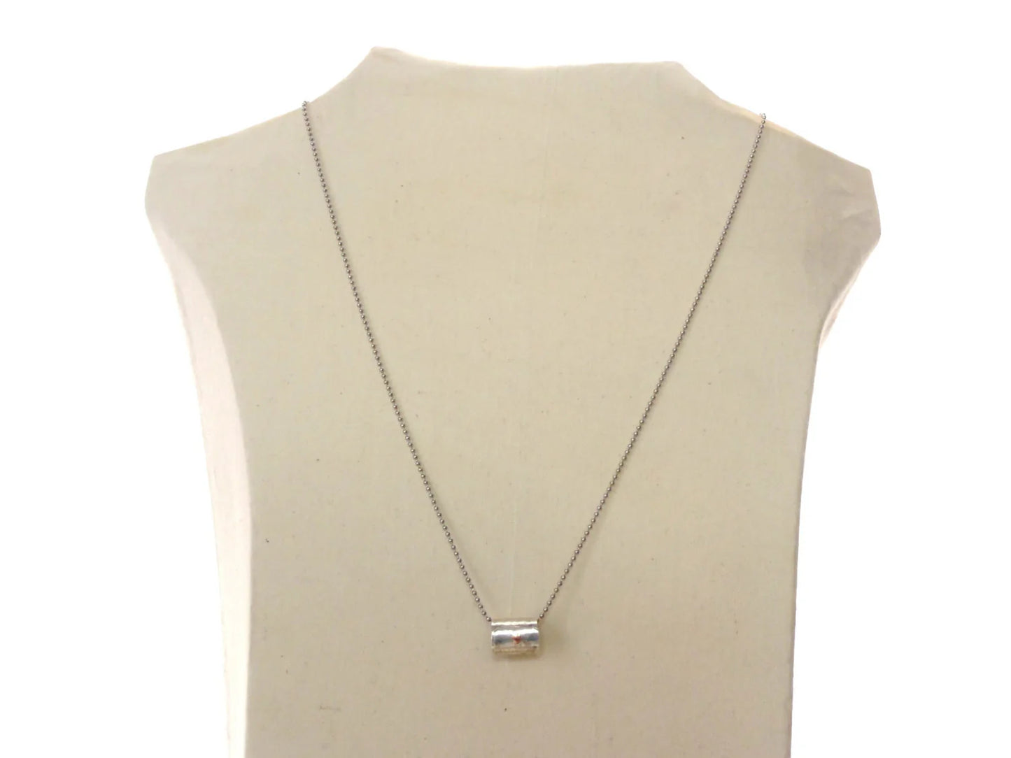 Secret Message Necklace for Men or Women - Sterling Silver Pendant