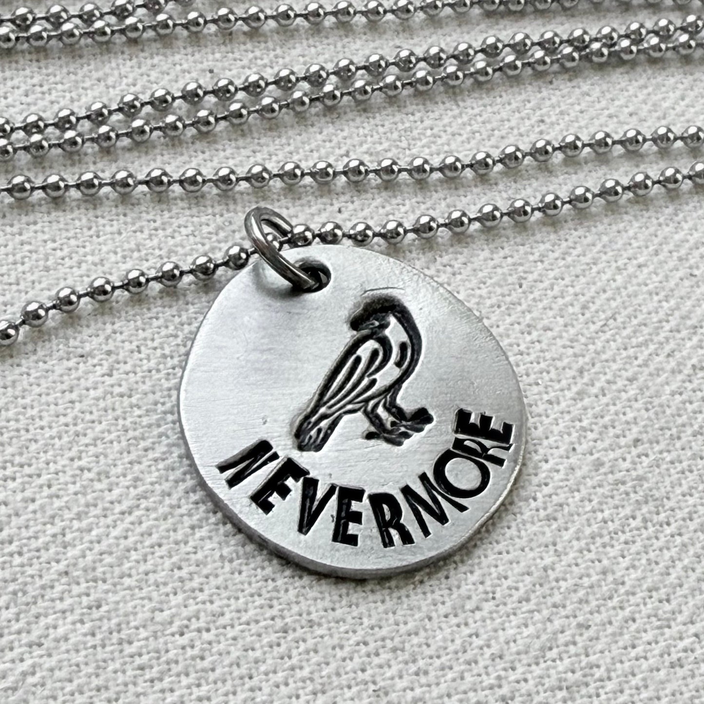 Poetry Jewelry - Raven -Nevermore - Literary Necklace - Edgar Allan Poe - drake designs jewelry