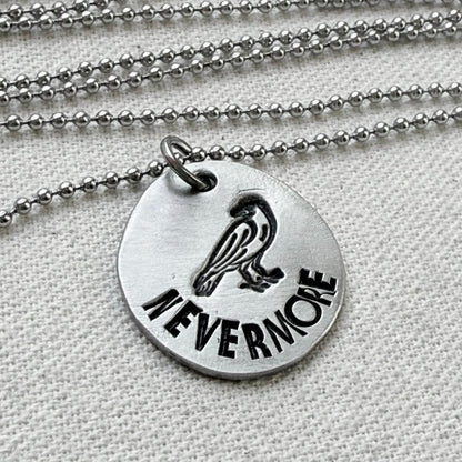 Poetry Jewelry - Raven -Nevermore - Literary Necklace - Edgar Allan Poe - drake designs jewelry