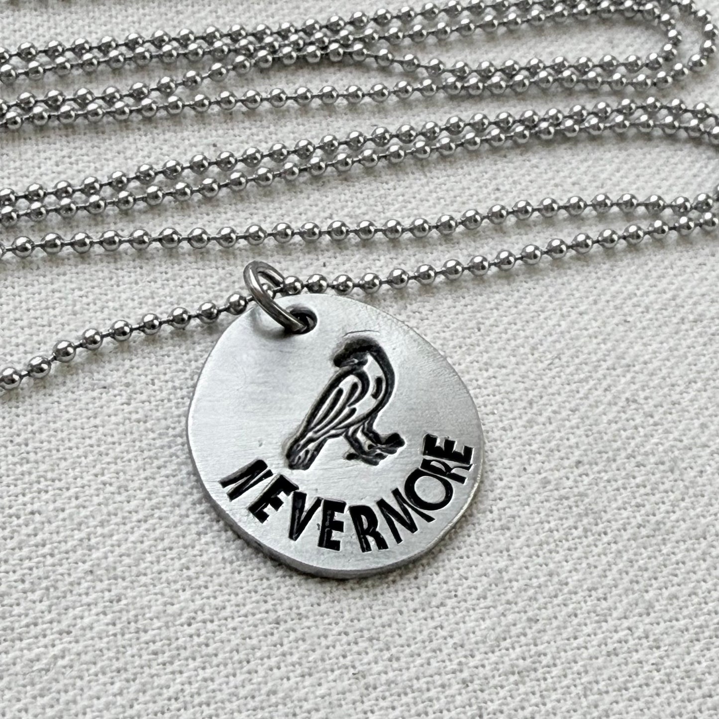 Poetry Jewelry - Raven -Nevermore - Literary Necklace - Edgar Allan Poe - drake designs jewelry