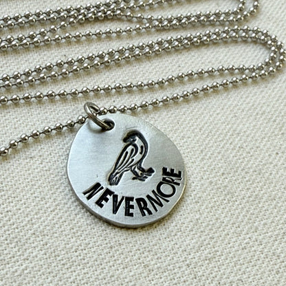 Poetry Jewelry - Raven -Nevermore - Literary Necklace - Edgar Allan Poe - drake designs jewelry