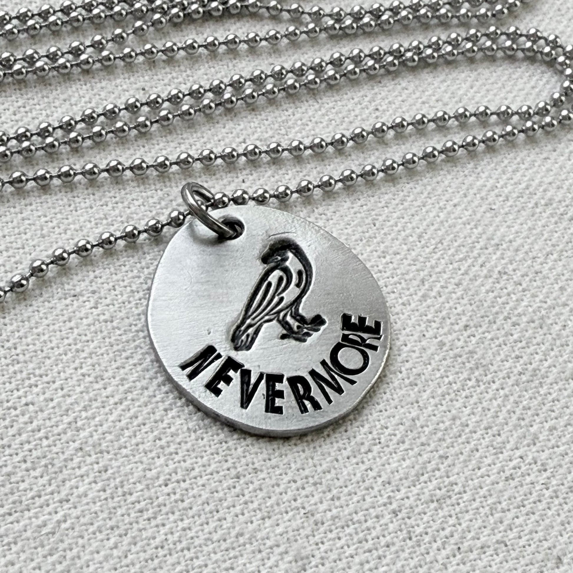 Poetry Jewelry - Raven -Nevermore - Literary Necklace - Edgar Allan Poe - drake designs jewelry