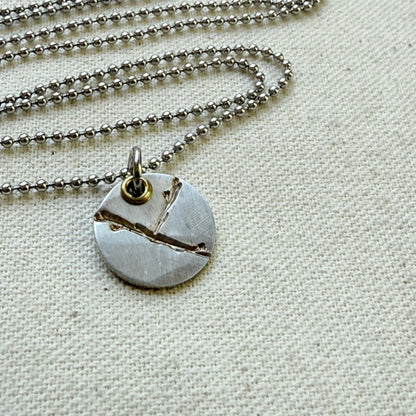 Kintsugi Necklace - Beautifully Broken - Highlighting not Hiding Flaws