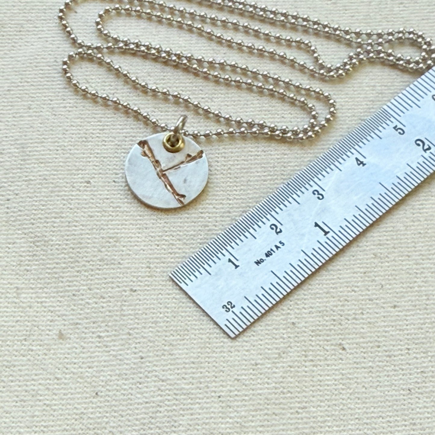 Silver and gold Kintsugi Necklace - Beautifully Broken - Celebrating Flaws - drake designs jewelry