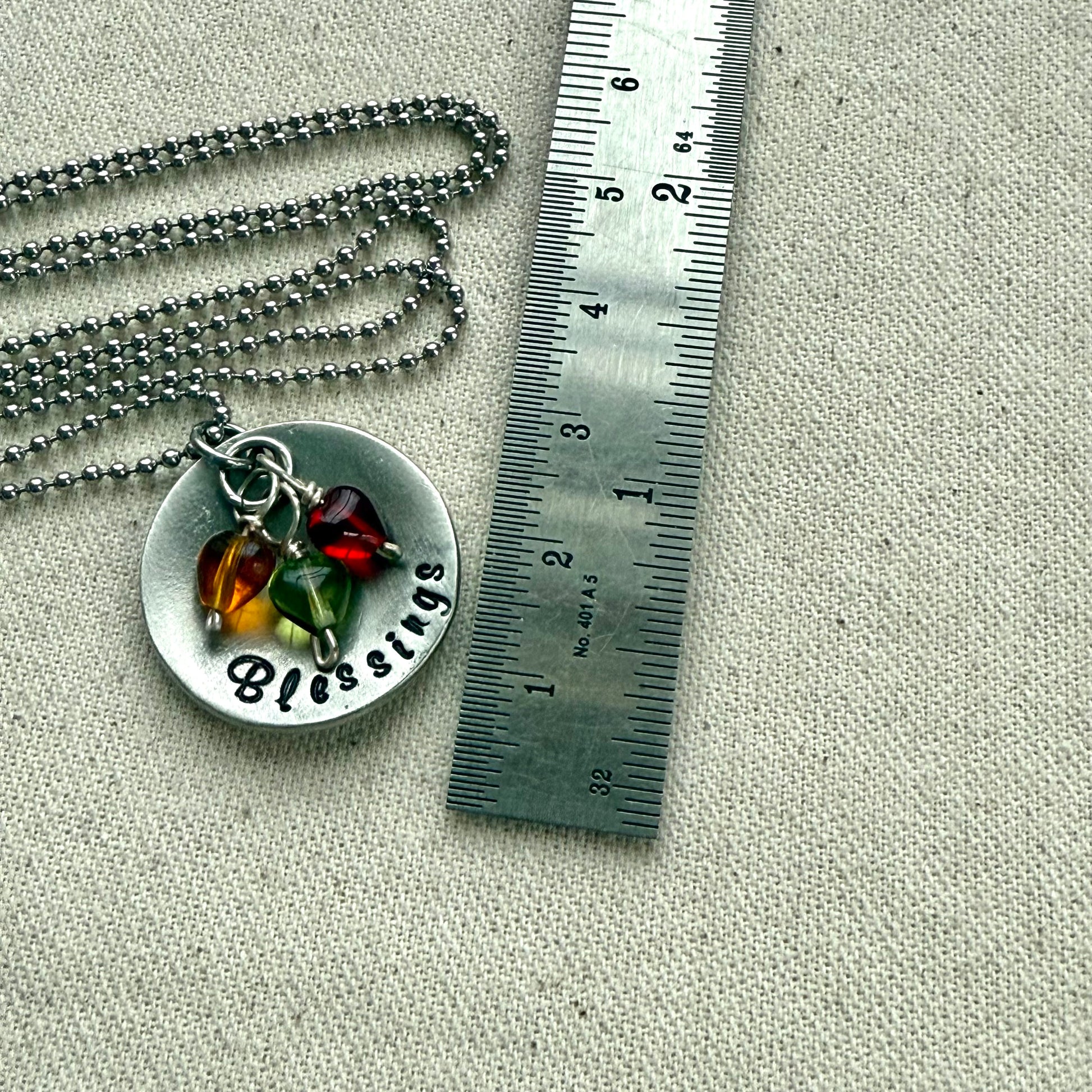 Blessings mom or grandma necklace personalized with lids or grandkids birthstones - drake designs jewelry
