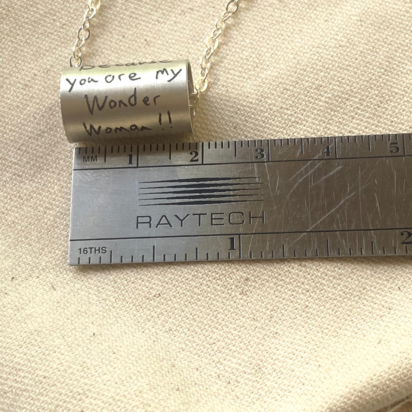 actual handwriting sterling silver necklace engraved with loved ones handwriting - drake designs jewelry