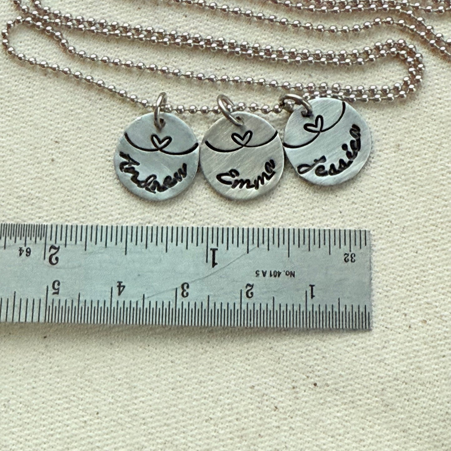 Linked by Love - Mom Necklace Personalized with Kid's Names - heart strings - drake designs jewelry