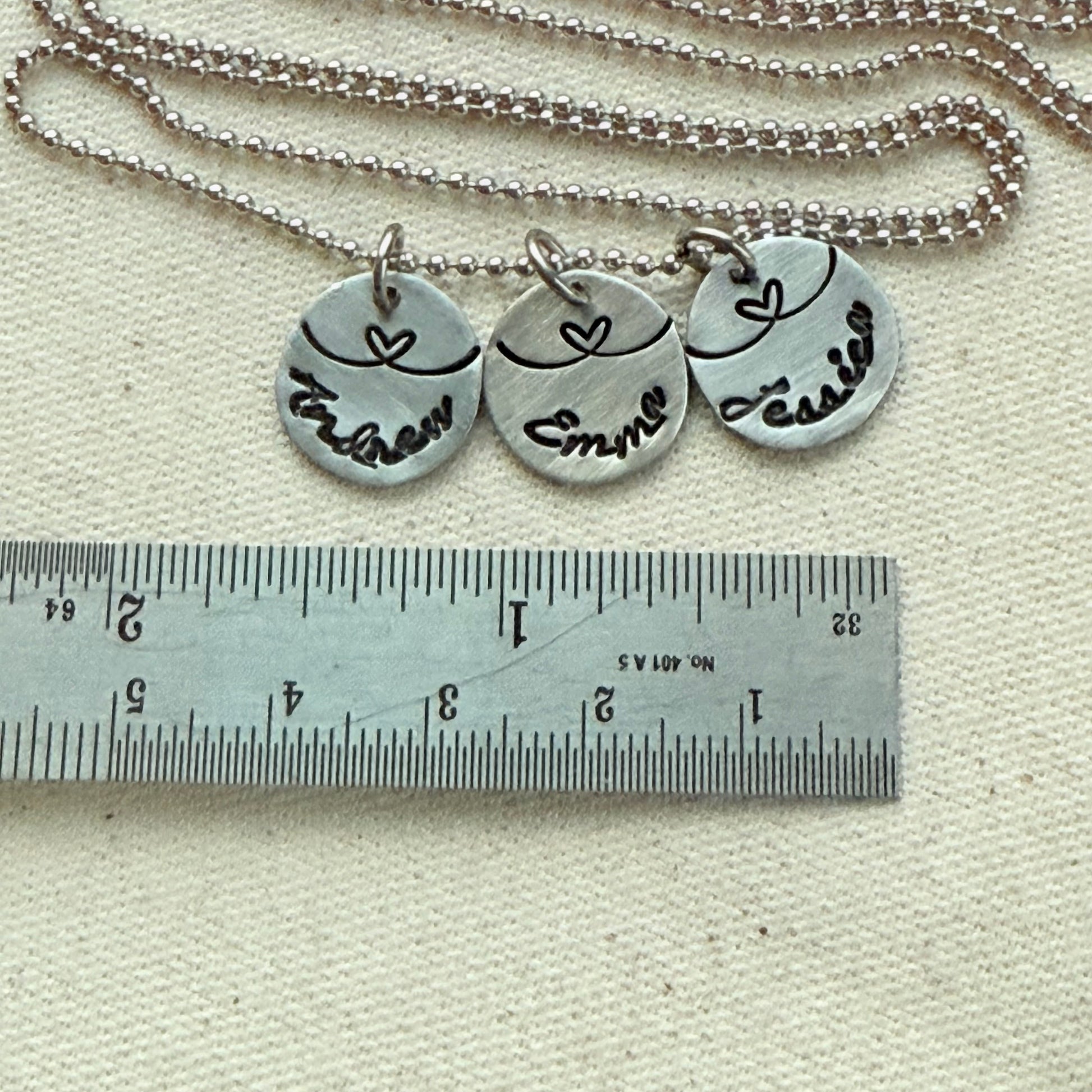 Linked by Love - Mom Necklace Personalized with Kid's Names - heart strings - drake designs jewelry