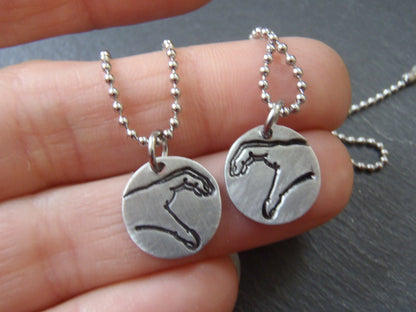 heart hands friendship necklace set. drake designs jewelry