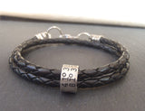 Coordinates Bracelet for men or women latitude longitude GPS jewelry - Drake Designs Jewelry