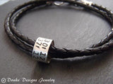 GPS coordinates Bracelet for men or women latitude longitude jewelry - Drake Designs Jewelry