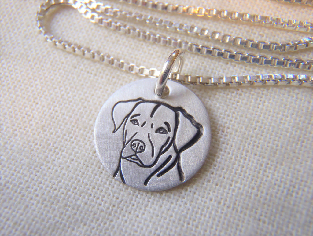 sterling silver pointer dog necklace hand crafted by drake designs jewelry
