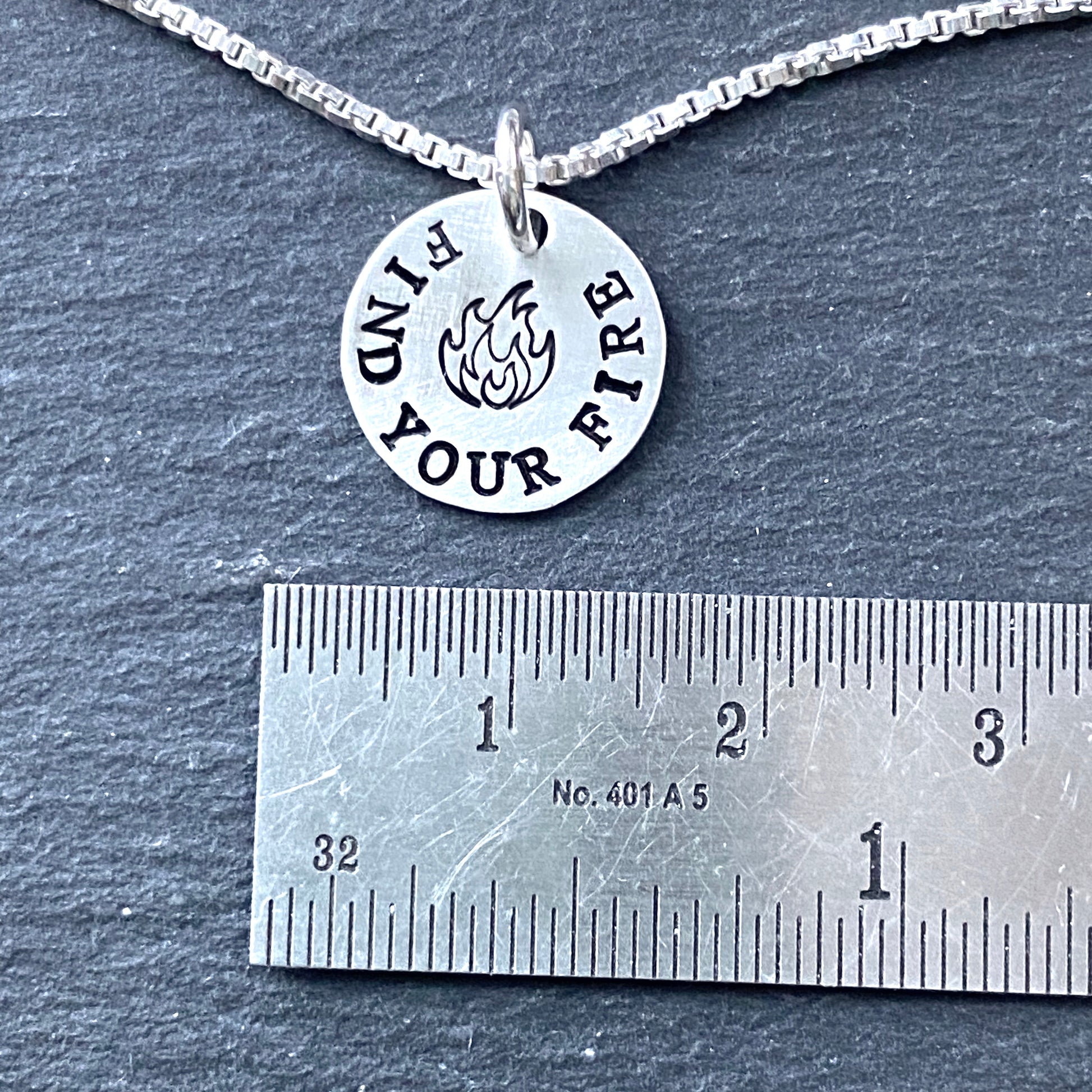 find your fire necklace sterling silver with flame fire image. drake designs jewelry