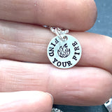 find your fire necklace sterling silver. drake designs jewelry