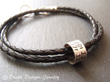 GPS coordinates Bracelet for men or women latitude longitude jewelry - Drake Designs Jewelry