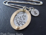 Ichthus necklace with cross and faith inspirational jewelry. - Drake Designs Jewelry