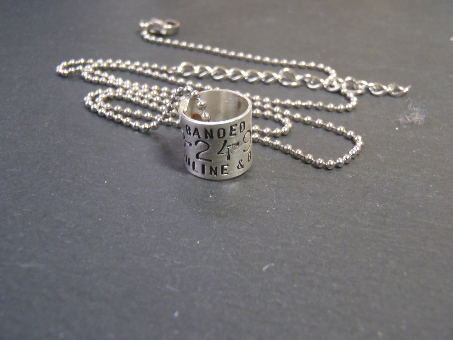 Personalized duck band necklace - gifts for men - Drake Designs Jewelry