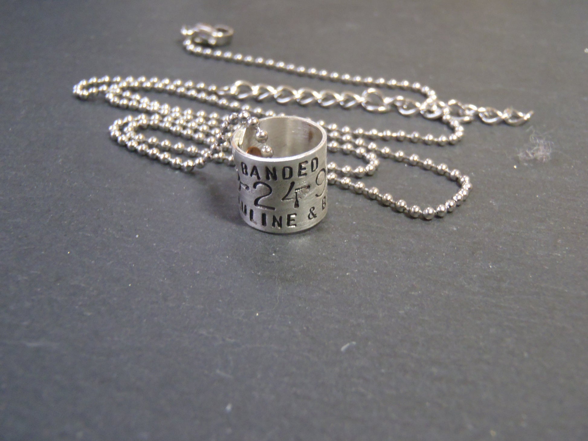 Personalized duck band necklace - gifts for men - Drake Designs Jewelry