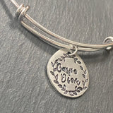 Carpe Diem women hand stamped bracelet. drake designs jewelry