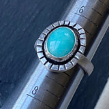 amazonite sterling silver ring size 7 drake designs jewelry