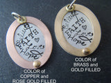 Ichthus necklace with cross and faith inspirational jewelry. - Drake Designs Jewelry