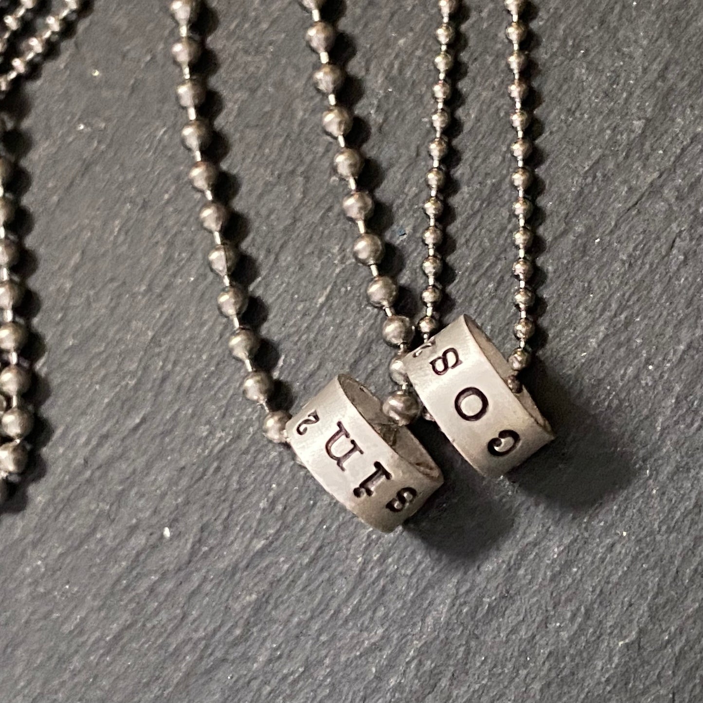 sine and cosine couples math jewelry set.  cos2 x + sin2 x = 1. together we make one. math couples jewelry set. drake designs jewelry