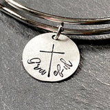 Grateful cross bracelet Christian bracelet for her - drake designs jewelry