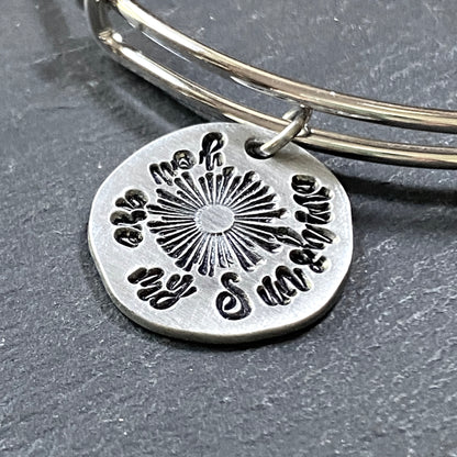 you are my sunshine bracelet - drake designs jewelry
