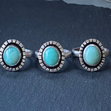 amazonite sterling silver ring hand made raw and organic. drake designs jewelry