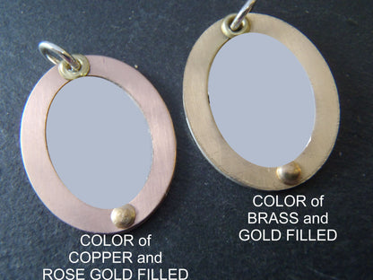 Rose gold and sterling silver mom necklace with personalized family birthstones - Drake Designs Jewelry