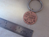 Gifts for traveler. Keychain -The mountains are calling and I must go - Drake Designs Jewelry