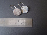 Initial earrings-  hand crafted jewelry - Drake Designs Jewelry