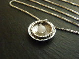 sterling silver moonstone necklace constellation jewelry - Drake Designs Jewelry