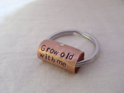 Custom quote keychain with your own inspirational quote - Drake Designs Jewelry