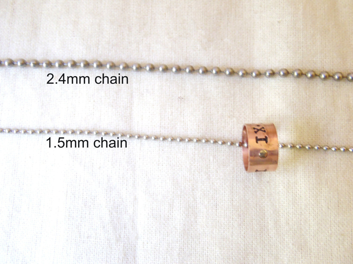 Men's or women's copper GPS coordinates necklace personalized - Drake Designs Jewelry