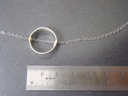 Inner Peace necklace with message inside - be inspired! - Drake Designs Jewelry