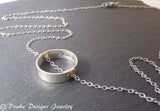 Inner Peace necklace with message inside - be inspired! - Drake Designs Jewelry