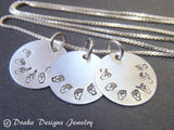 sterling silver ASL personalized sign language necklace - Drake Designs Jewelry