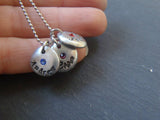 Personalized necklace with kids names and birthstones - Drake Designs Jewelry