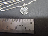 tiny sterling silver moon necklace with choice of ONE moon phase charm - Drake Designs Jewelry