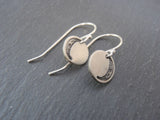 sterling silver Crescent moon dangle earrings - Drake Designs Jewelry