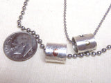 Personalized Secret Message Necklace with your meaninful message inside - Drake Designs Jewelry