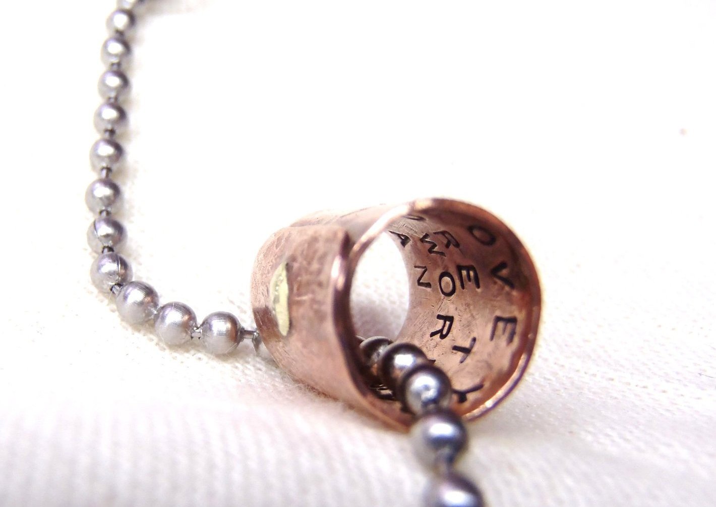 Secret Message Necklace personalized for men or women hand crafted with message hidden inside - Drake Designs Jewelry