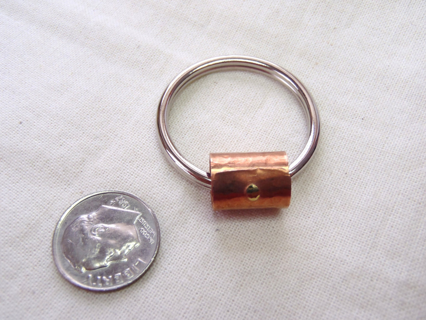 Secret Message Keychain personalized with your message hidden inside - Drake Designs Jewelry