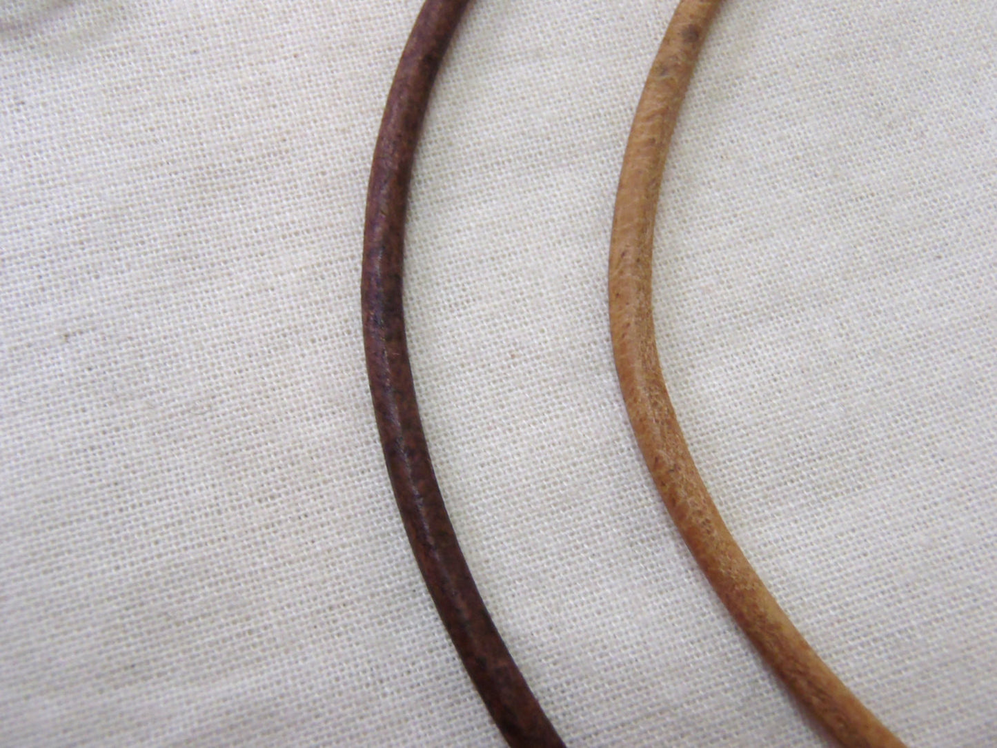 Leather and copper Personalized men's Necklace with Roman Numerals - Drake Designs Jewelry
