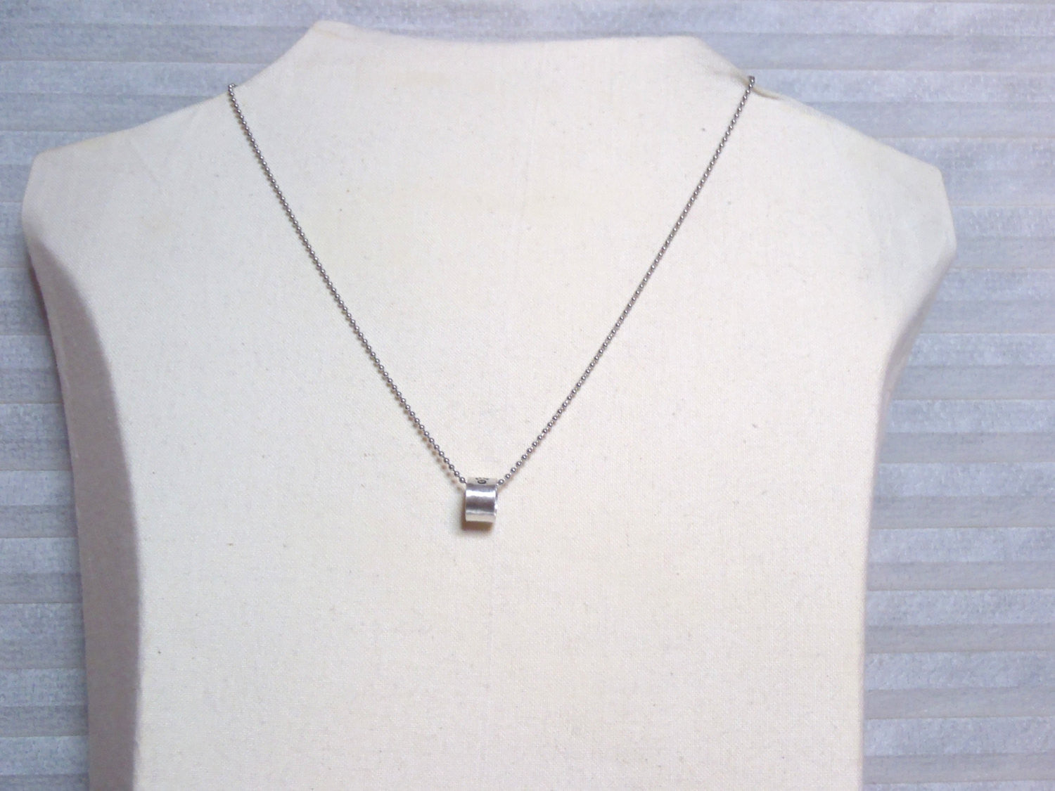 Personalized Pet memorial Necklace for dog or cat with stamped pawprint and name inside the charm - Drake Designs Jewelry